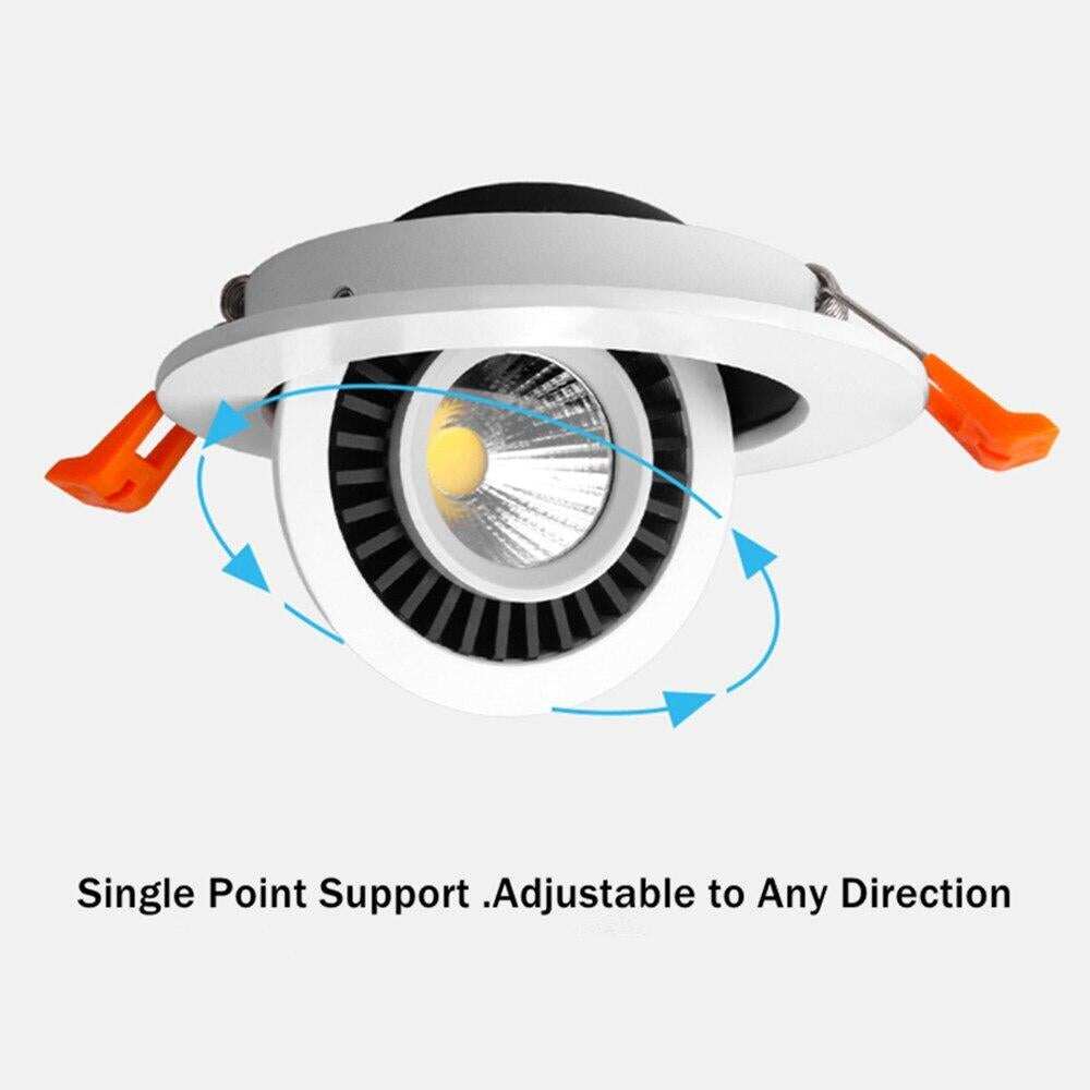 Dimmable Led Down light lamp COB Ceiling Light 5w 7w 10w 12w recessed ceiling Spot Lights for kitchen bedroom home Decor