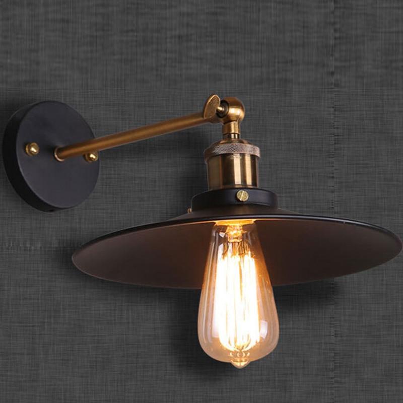 American style bedside antique wall lamp single-head living room lights vintage fashion bar lamps
