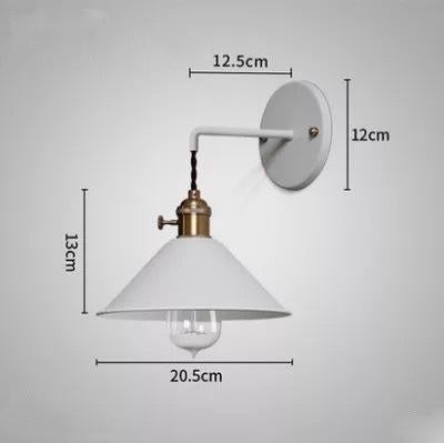 Copper Wall Lamp Nordic Lamp Macaron Wall Lamp Color Children's Room Bedside Lamp Creative Personality Wall Lamp