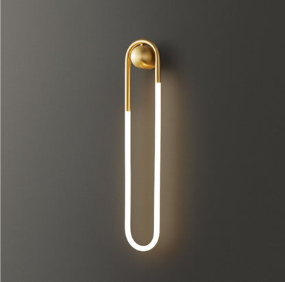 U-shaped Wall lamp Modern designer Creative Study Living room Bedroom Wall light Bedhead
