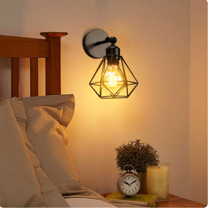 Vintage Industrial Wall Light Shade Ceiling Lamp Retro Loft Wall Sconce Cafe Bar lamp E27