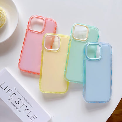 Jelly Candy Wave Silicone Phone Cases for iPhone 16 15 14 Plus 13 12 11 Pro Max Soft Bumper Shocckproof Transparent Phone Cover