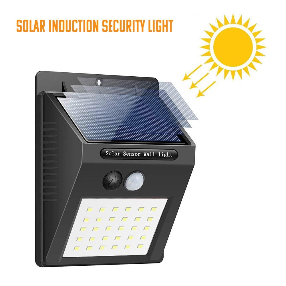 Outdoor Solar Ligh Solar Wall Lamp Waterproof PIR Motion Sensor Garden Light Solar Powered Sunlight Street Light