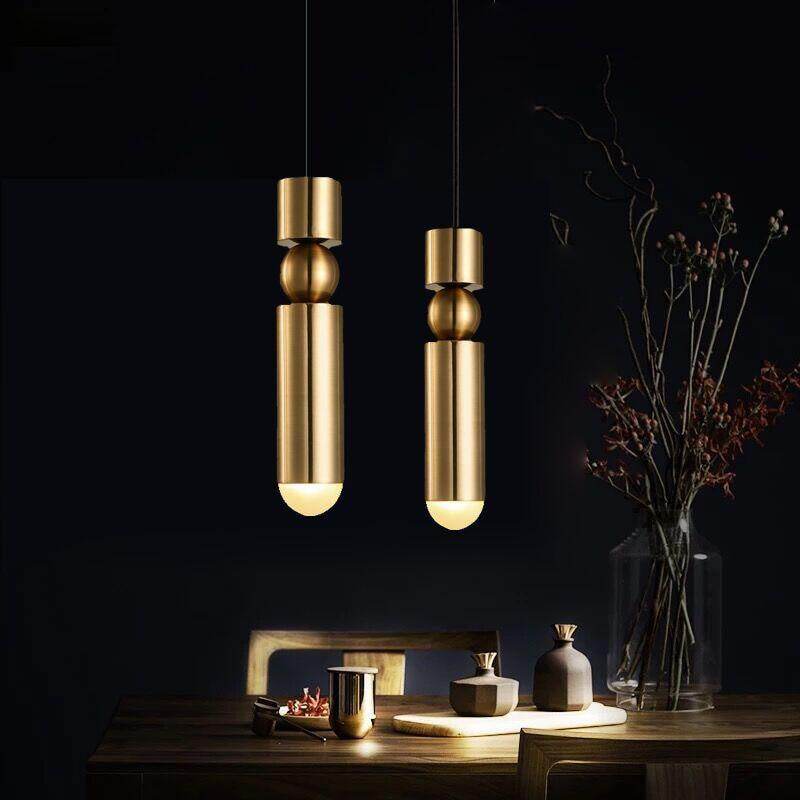 Nordic Pendant Lamp Modern Kitchen Lamp Dining Room Bar Counter Shop Pipe Pendant Down Tube LED Lights office Loft Living Room
