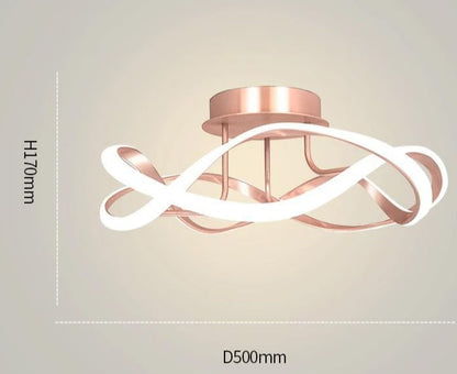 New Light Luxury Bedroom Lamp Room Ceiling Lamp