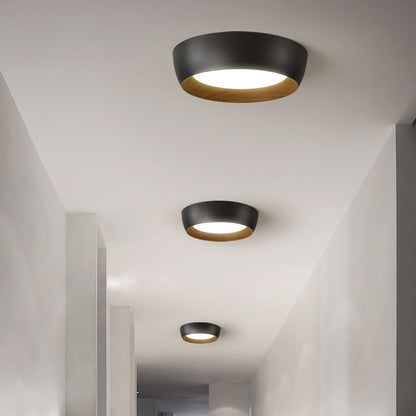 Nordic LED Ceiling Lights For Living Room Bedroom Corridor Luminaire White Black Gray lamp ping lustres e pendentes