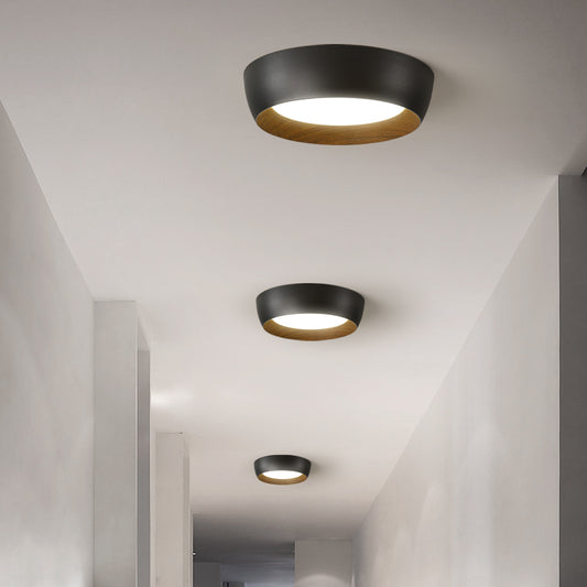 Nordic LED Ceiling Lights For Living Room Bedroom Corridor Luminaire White Black Gray lamp ping lustres e pendentes