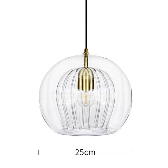 Nordic Modern Glass Pendant Lamp Restaurant Bedroom Bedside Dining Room Kitchen Lights Island Counter Bar Lighting Hanging Home