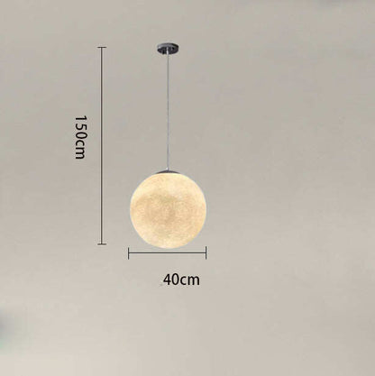Creative Restaurant Bar Decoration Chandelier Hotel Bedroom Living Room Moon-shaped Lamps