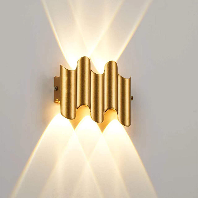 Aluminium LED Wall Lamp IP65 Waterproof Outdoor Garden Decoration Lighting Indoor Bedroom Living Room Stair Wall Light