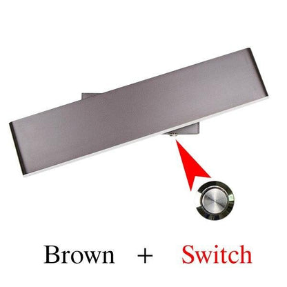 Led indoor wall lamps rotation adjustable switch modern wall sconce with switch stair wall light fixture hallway led wall sconce