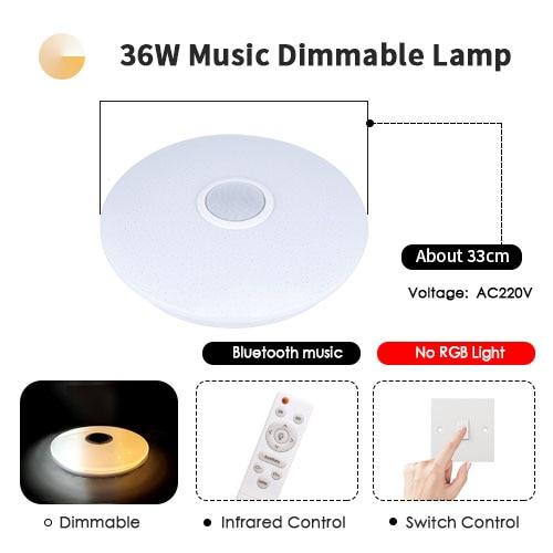 Led Ceiling Light RGB Dimmable 36W 40W Smart APP Control Bluetooth Music Modern Led Ceiling Lamp Living Room Bedroom