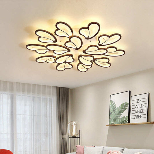 Black LED Ceiling Lights For Living Room Modern Indoor Home Decor Bedroom Plafon Lighting Kitchen Fixtures Acrylic Lamps Shade