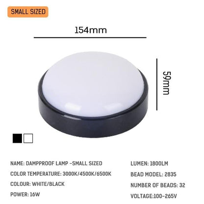 LED Ceiling Lamp Bathroom Ceiling Light  Surface Mounted Waterproof Light 16W/20W Indoor Outdoor Corridor Lights