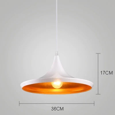 Modern Attractive Lamps E27 Musical Instrument Aluminum Pendant Lights Restaurant Hanging Pendant Light For Dinning Room DG503
