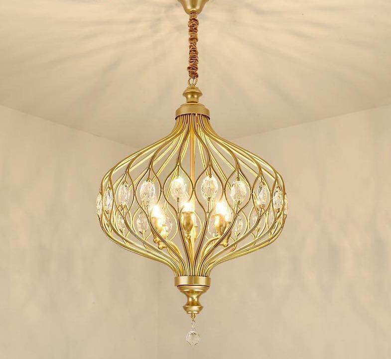 Nordic Crystal Pendant Lights Black Dining Table Lamp Hanging Light For Kitchen Living Room Bedroom Corridor Led Industrial Lamp
