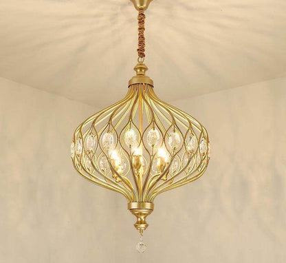 Nordic Crystal Pendant Lights Black Dining Table Lamp Hanging Light For Kitchen Living Room Bedroom Corridor Led Industrial Lamp