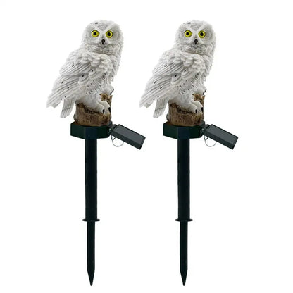 Led Solar Power Outdoor Garden Waterproof lighting Night Lights Owl Shape Energia Lamp Owl Stake Lawn Light decoration