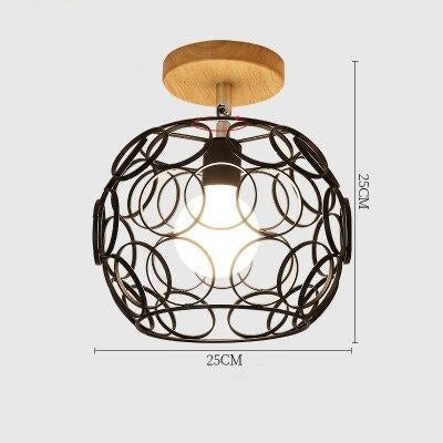 E27 Iron 5W Iron Ceiling Lamp Shade Pendant Light Covers and Shades Triangle Metal Ceiling Lampshades(Not includ bulb)