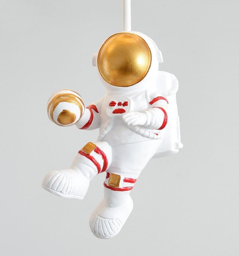 Creative Astronaut Children's Room Lamp Bedroom Ceiling Lamp