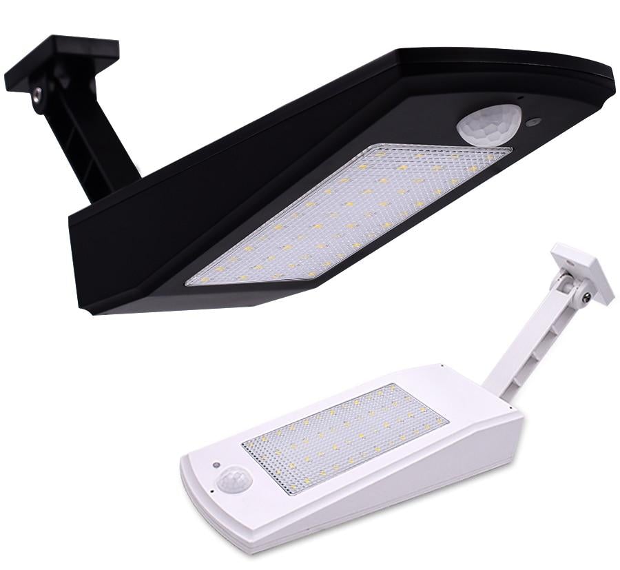 900lm Led Solar Light Outdoor Waterproof Lighting For Garden Wall 48 leds Four Modes Rotable Pole Solar Lamp Newest