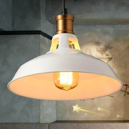 Industrial Vintage Pendant Lights Loft RH Antique Black/White Pendant Lamps For Restaurant/Bar/Coffee Room/Dinning Room Lighting