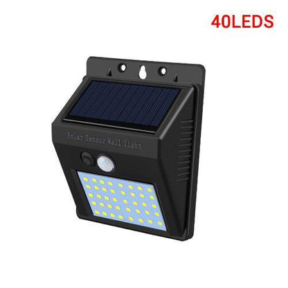 Vacamm 100 LED Solar Light Outdoor Solar Lamp PIR Motion Sensor Solar Powered Sunlight Wall Street Light for Garden Decoration