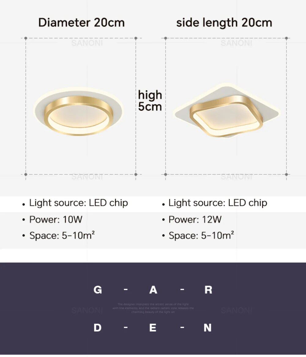 Modern LED Aisle Ceiling Light Chandelier For Corridor Stairs Foyer Balcony Bedroom Bathroom Indoor Lighting Fixtures Luster