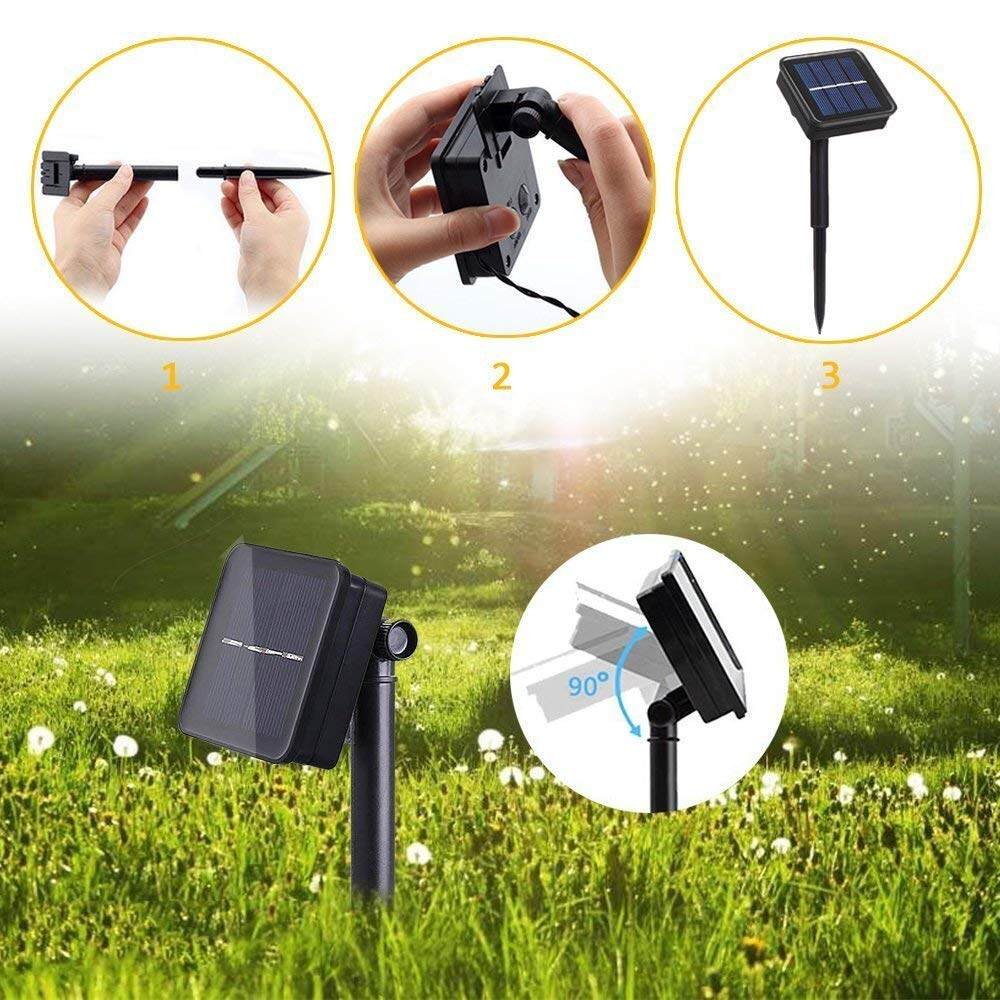 Dimmable 11m/21m/31m/51m  LED Outdoor Solar String Lights Fairy Holiday Christmas Party Garland Solar Garden Waterproof Lights
