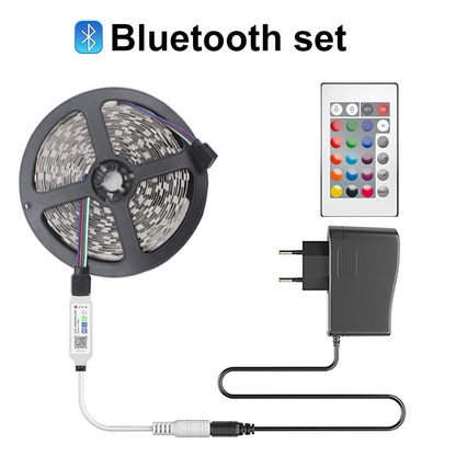 5050 SMD Bluetooth LED Strip Lights 30M 20M RGB LED LightFlexible Ribbon Waterproof Tape Diode DC 12V Bluetooth Control-2