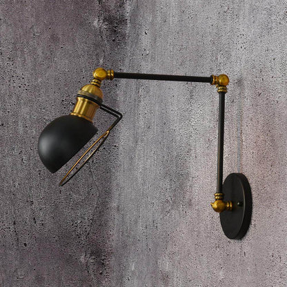 American Style Rural Retro Industrial Wind Iron Wall Lamp Hotel Bedside Lamps