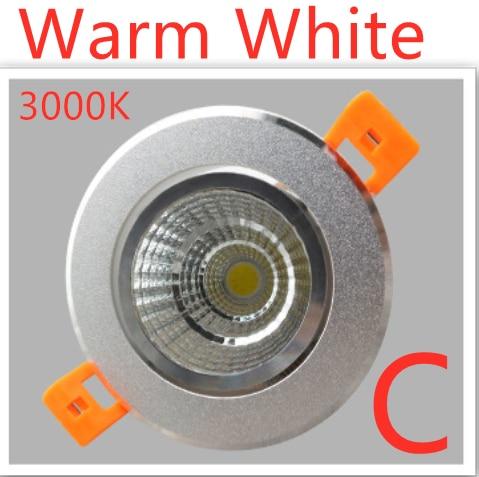 Led Downlight Dimmable lamp 3w 5w 7W 12w 15w 20w  30w 40w cob led spot ceiling recessed downlights round panel light