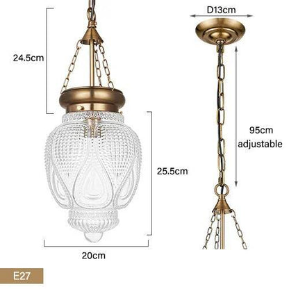 Farmhouse Glass Pendant Lights for Kitchen Island Modern Hanging Chandelier Ceiling Lam