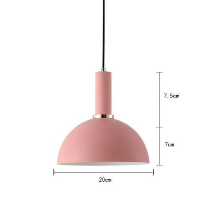 Nordic Macarons Pendant Lights E27 LED Modern Creative Hanging Lamp Design DIY For Bedroom Living Room Kitchen Restaurant