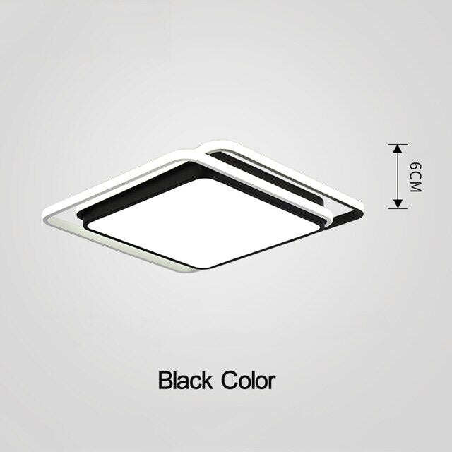 Modern Ceiling Lights Lamp Ceiling Black White Lampshade High Quality Ceiling Lamp For Living Room Bedroom Surface Mounted