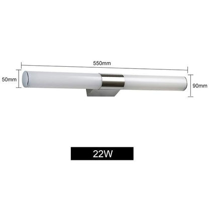 Wall Lamp 12W 16W 22W Led Mirror Light Waterproof LED Tube Modern Acrylic Wall Light Bathroom Lighting
