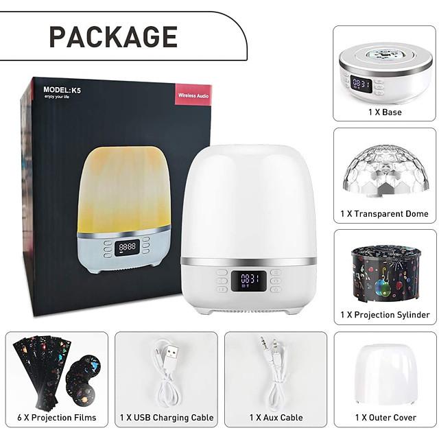 with Bluetooth Music Speaker Rotating LED Projector Dimmable colors Random Color Wedding Party Gift Projector Light