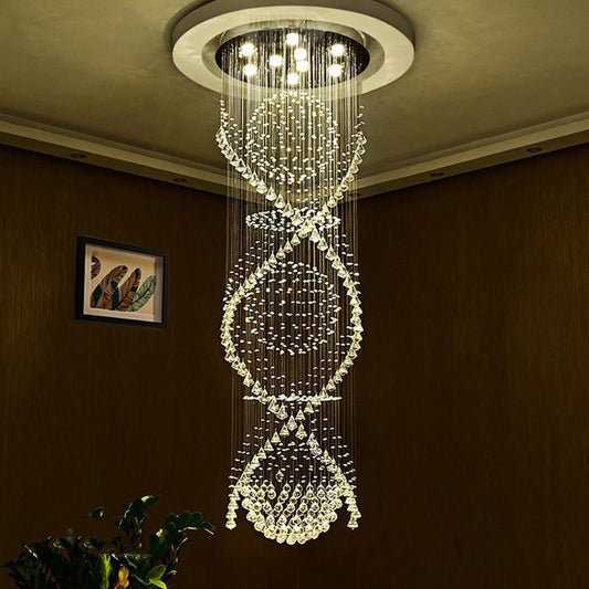 Empire Loft Classical Crystal Europe Vintage Chandelier With GU10 9 Lights For Bedroom Living Room Hotel Lobby Restaurant Store