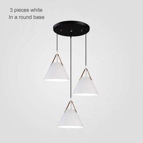 Nordic Restaurant Pendant Lights LED Handlamp Indoor Dinning Room Lamp Home Lighting Single-Three Heads Lamparas E27 AC110-220V