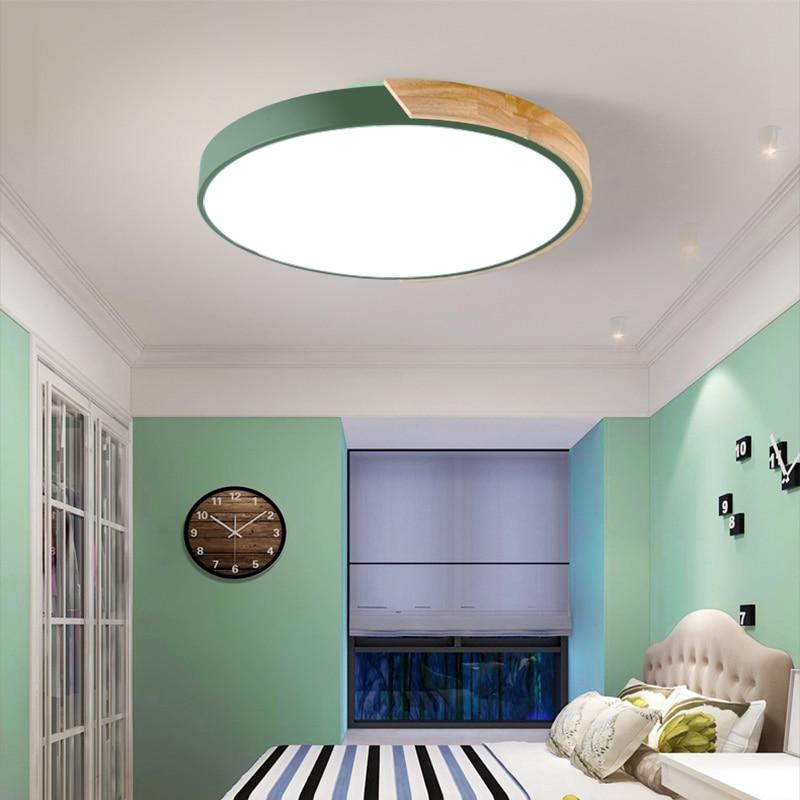 Modern LED Ceiling Lights Ultra Thin Ceiling Lamp Nordic Dimmable Livingroom Bedroom Dining Room Surface Mounted Light Fixture