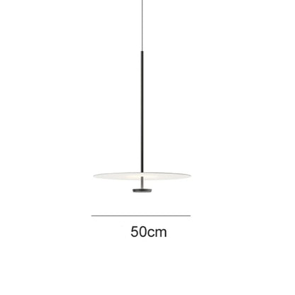 Nordic Minimalist LED Disc Hanging Lights for Restaurant Coffee Table Bedroom Bar Home Pendant Lights