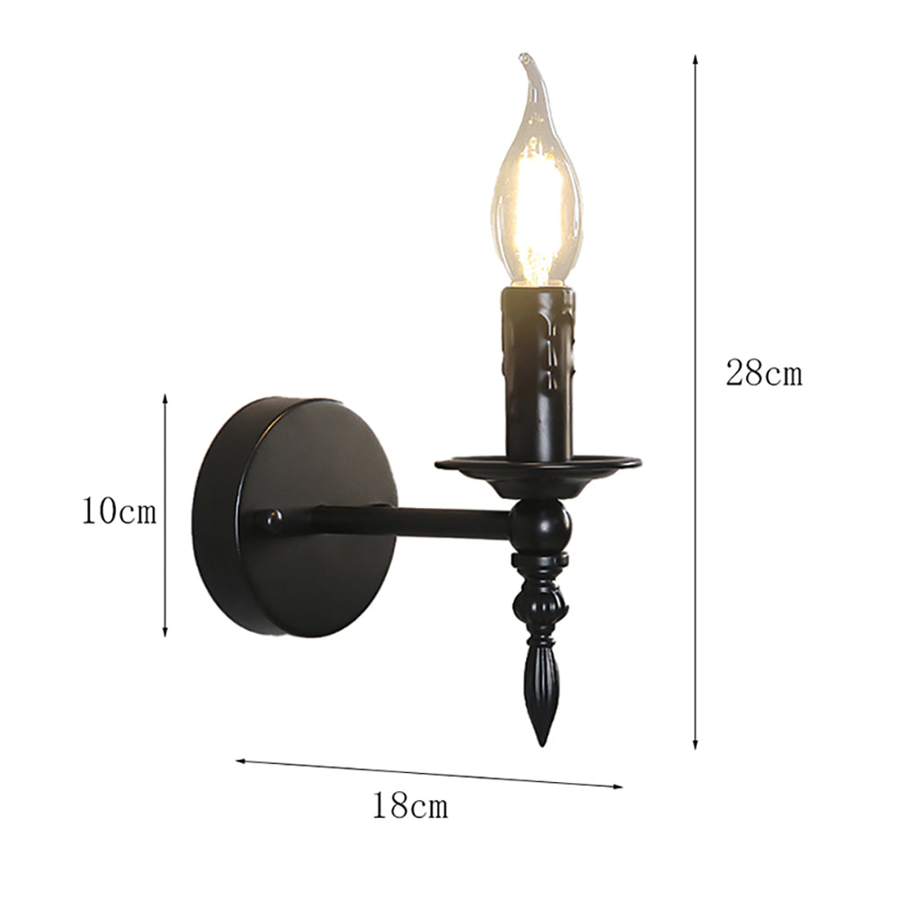 Vintage Wall Lamp American Retro Wall Light Bedroom Bedside Lights Industrial Style Porch Indoor Wall Lamp