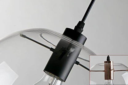 Nordic Modern Minimalist Glass Ball Pendant Lamp Single-head Restaurant Bar Pendant Light E27