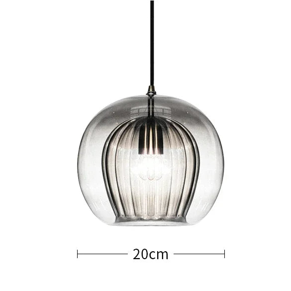 Nordic Modern Glass Pendant Lamp Restaurant Bedroom Bedside Dining Room Kitchen Lights Island Counter Bar Lighting Hanging Home