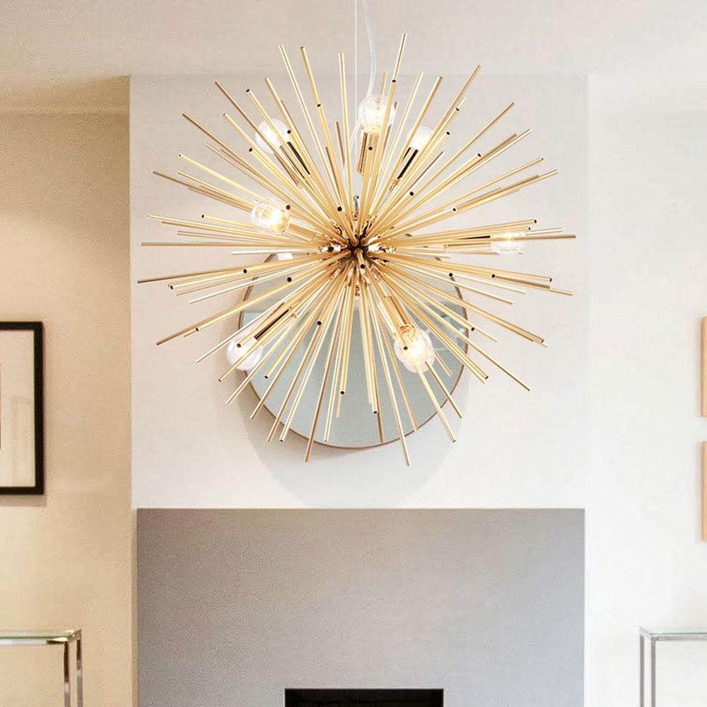 Nordic Pendant Lights Antique Living Room Handing Lamps Gold Artistic LED lighting Industrial Luminaria Modern Home Decoration