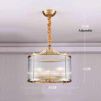 Fashion American Luxury Restaurant Bedroom Copper Chandelier