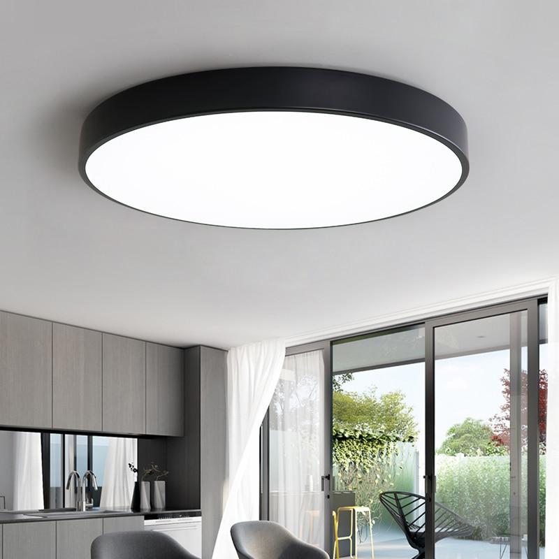 ltra-thin LED Ceiling Lamp Living Room Lighting Remote Control Simple Modern Bedroom Lamp Restaurant Home Balcony Lighting