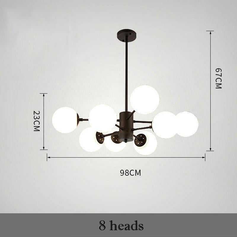 Nordic Living Room Chandelier Light Luxury Lamps