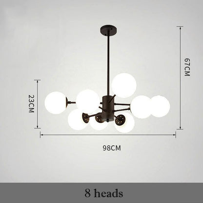 Nordic Living Room Chandelier Light Luxury Lamps