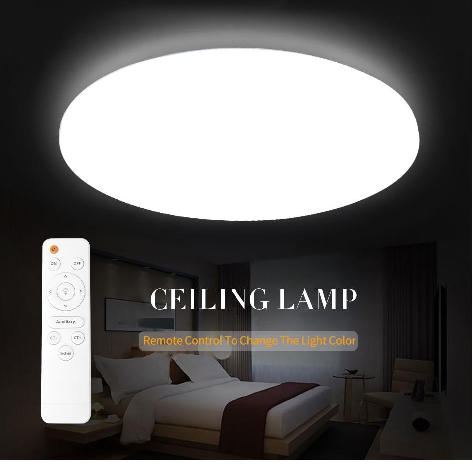 Ultra Thin LED Ceiling Lights Modern Lamp Living Room Bedroom Kitchen Lighting Fixture Surface Mount Remote Control